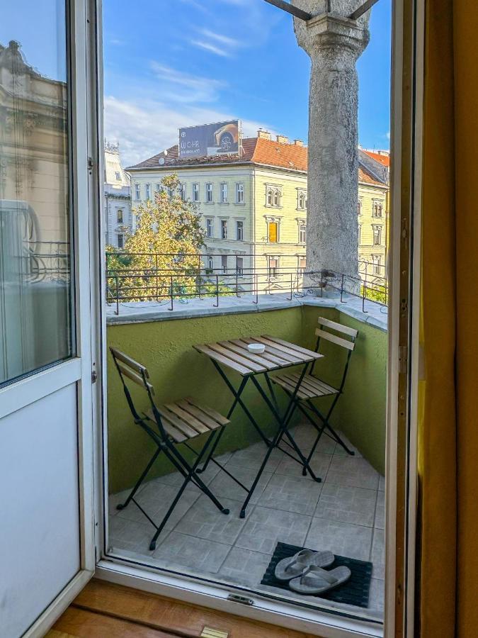 Saffron Apartment City Center Panorama Balcony Budapest Bagian luar foto