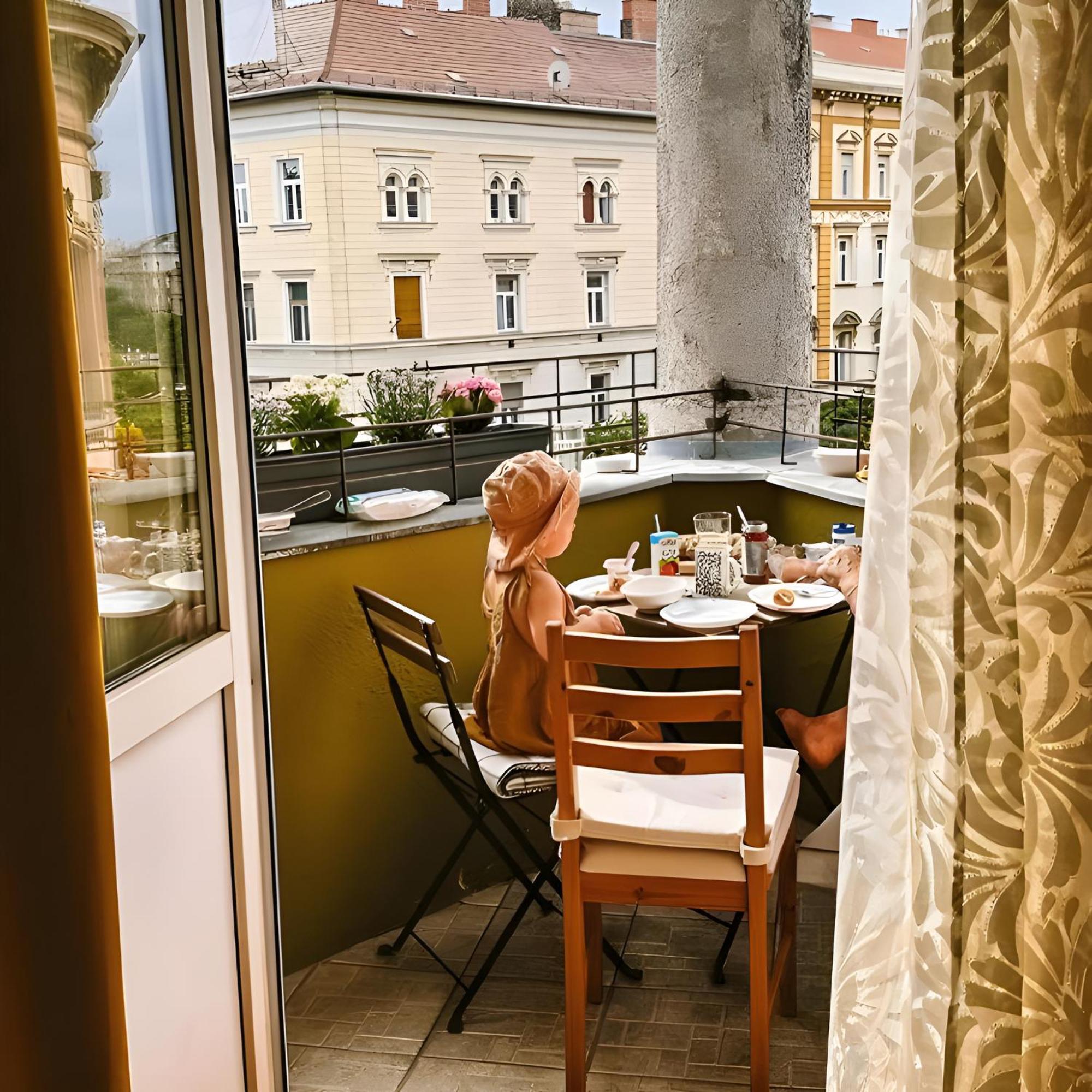 Saffron Apartment City Center Panorama Balcony Budapest Bagian luar foto