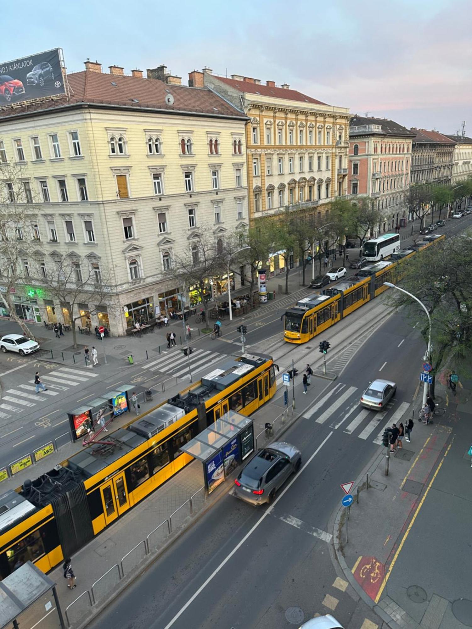 Saffron Apartment City Center Panorama Balcony Budapest Bagian luar foto